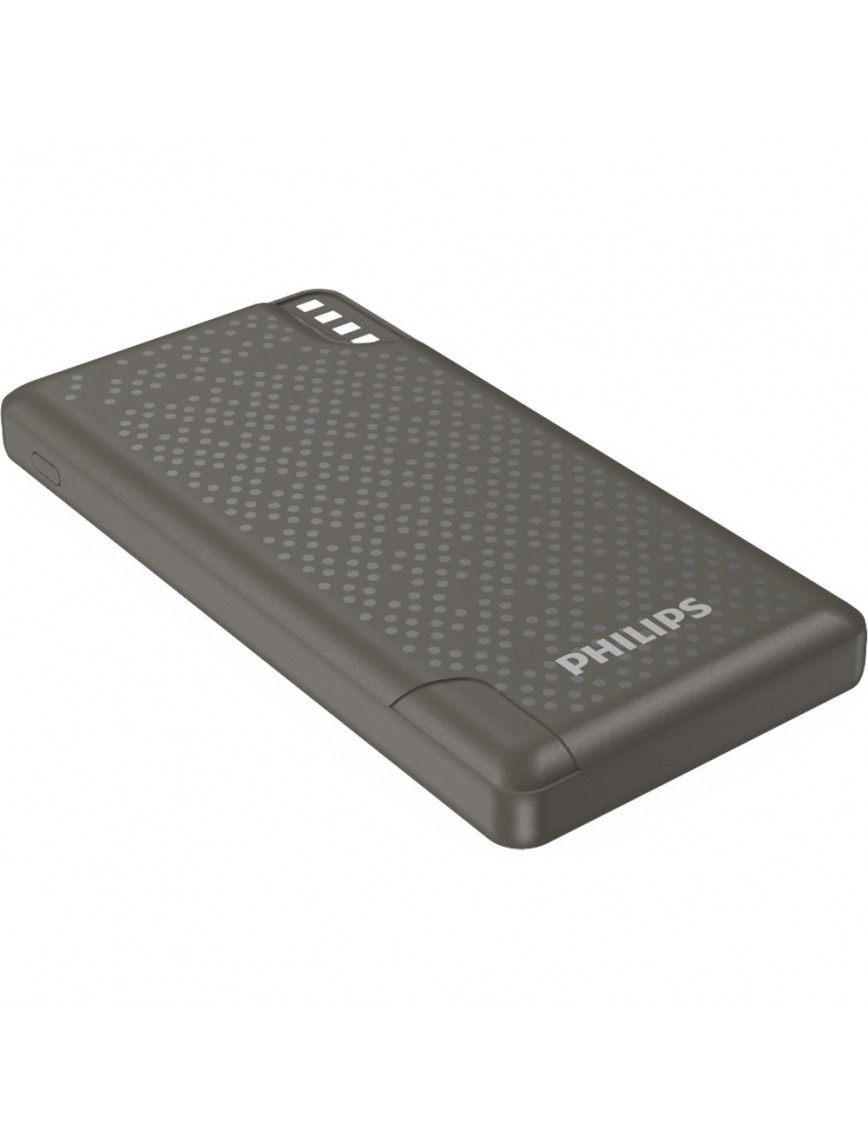 Philips DLP2010NV/62 10.000 Mah 2 x 2.4A USB Çıkış Micro USB + Type C Giriş Powerbank Gümüş