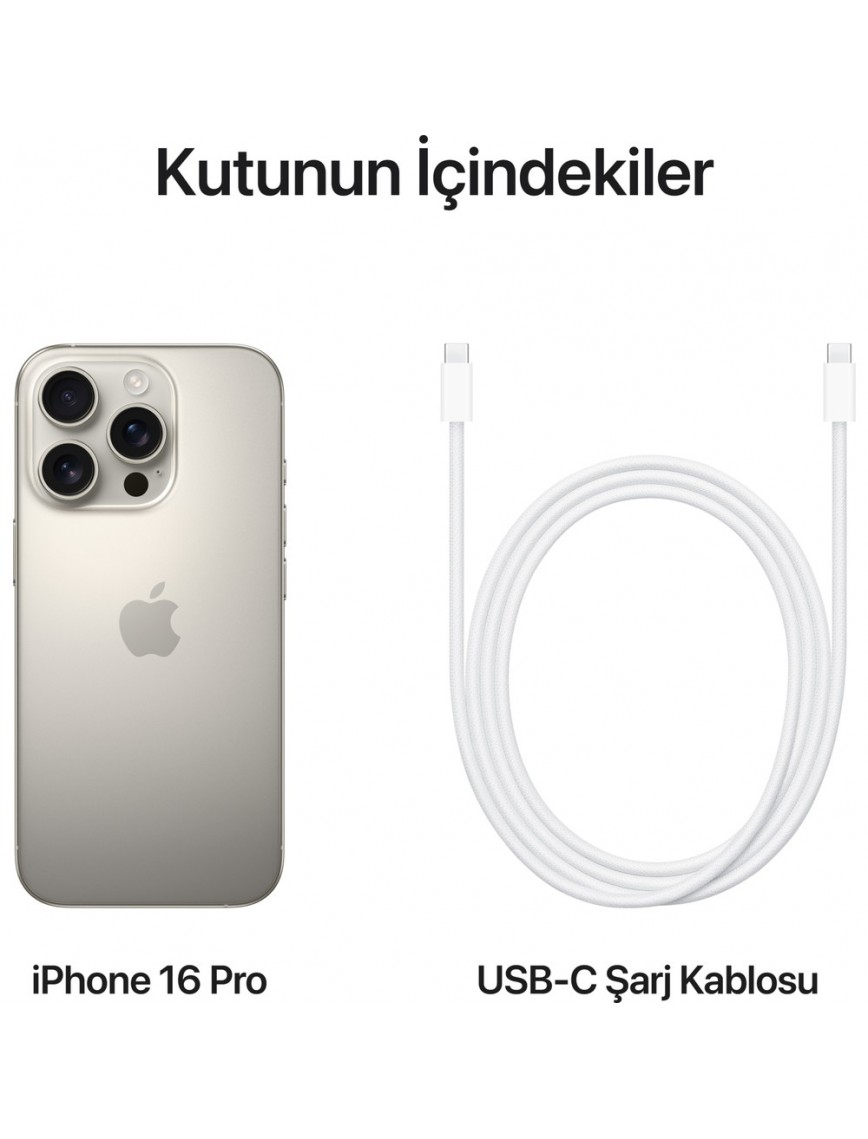 iPhone 16 Pro 1tb Natürel Titanyum