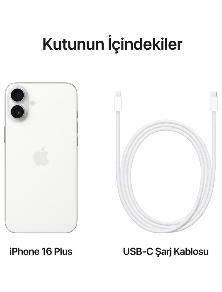 iPhone 16 Plus 128GB Beyaz